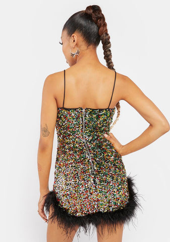 Into The Night Mini Dress