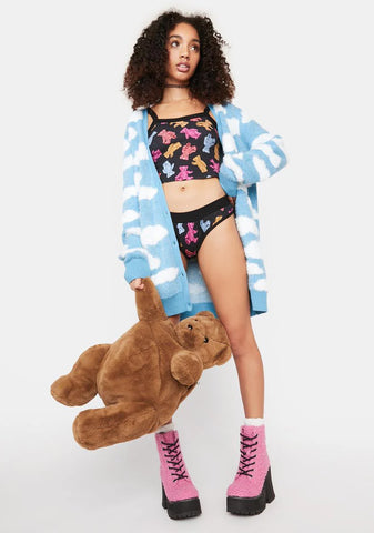 Snow Day Fluffy Platform Boots