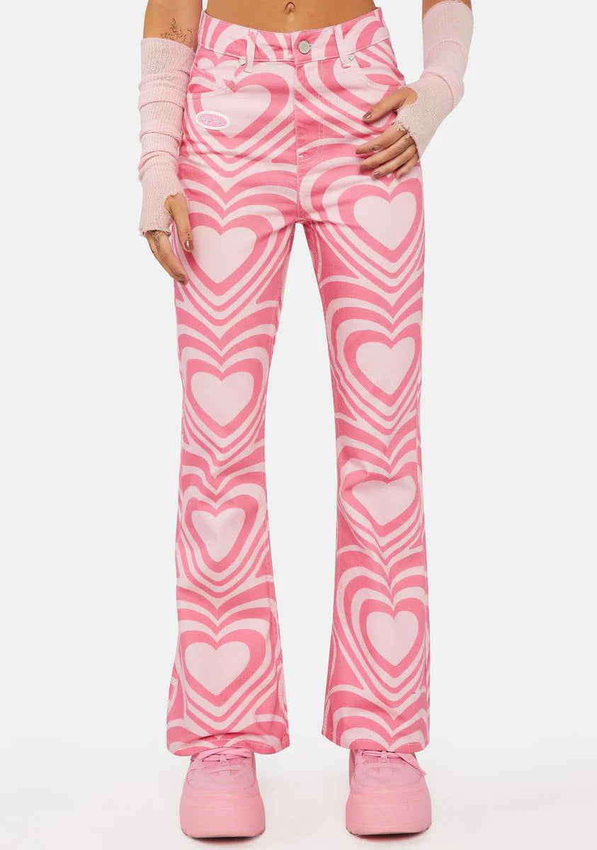 Love Wins Flared Denim Jeans