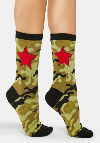 Untimely Premonition Crew Socks