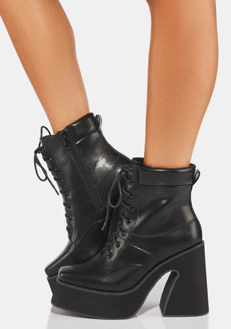 Rumi Lace Up Platform Boots