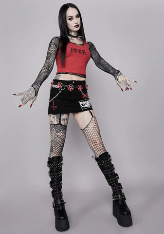 Noise Annoys Mini Skirt