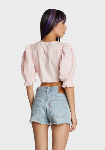 Bubbly Laughter Crop Top