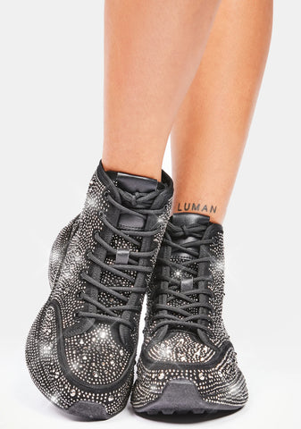 Shining Queen Rhinestone Sneakers