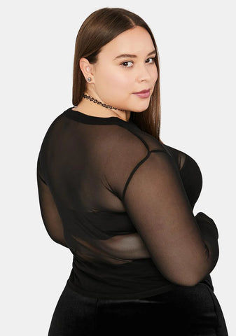 You're My Only Wish Mesh Top