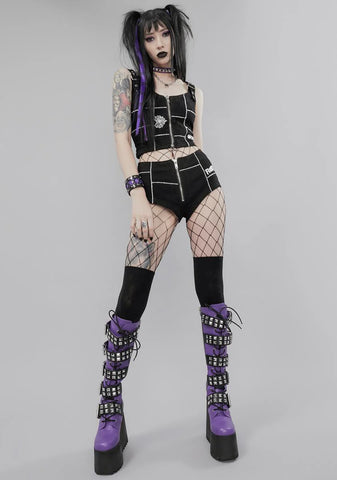 Horror Show Patched Cami