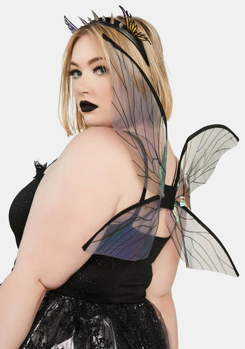 Midnight Graceful Presence Butterfly Wings