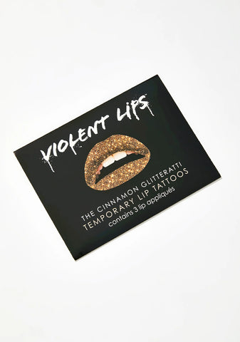 Cinnamon Glitterati Lip Applique