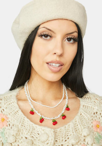 Cherry Sized Soul Pearl Necklace