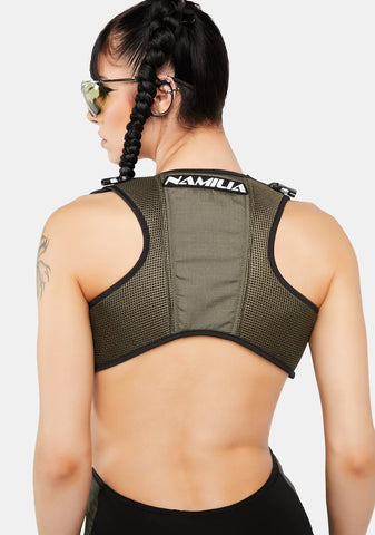 Desert Tactical Dress With Detachable Sleeves