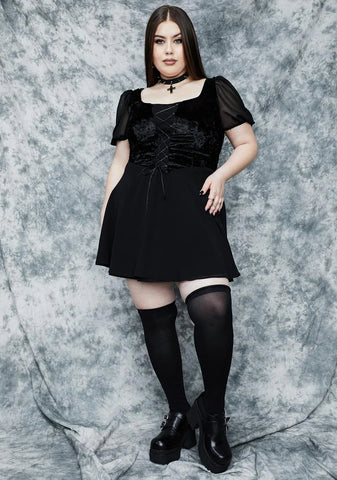 Doin' Sorcery N' Stuff Babydoll Dress