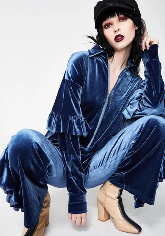 Velour All In One Jumpsuit
