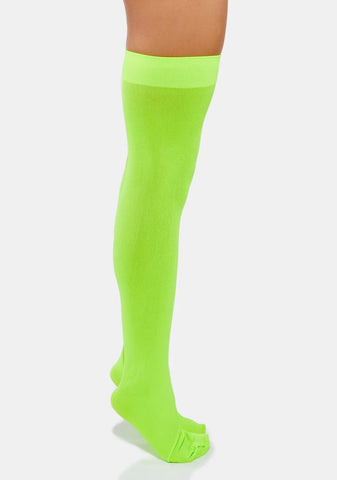 Slime Angel Of Mine Sheer Thigh Highs