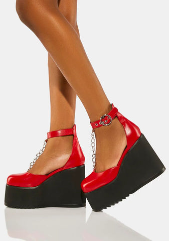 No Roof Platform Sandals