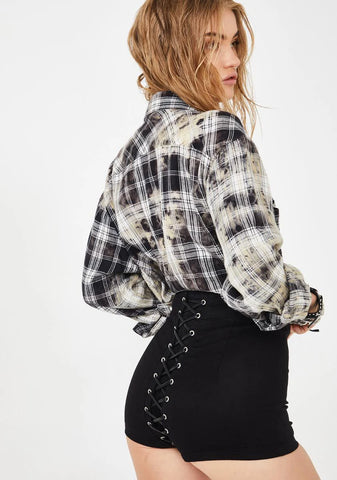 High Waist Corset Shorts