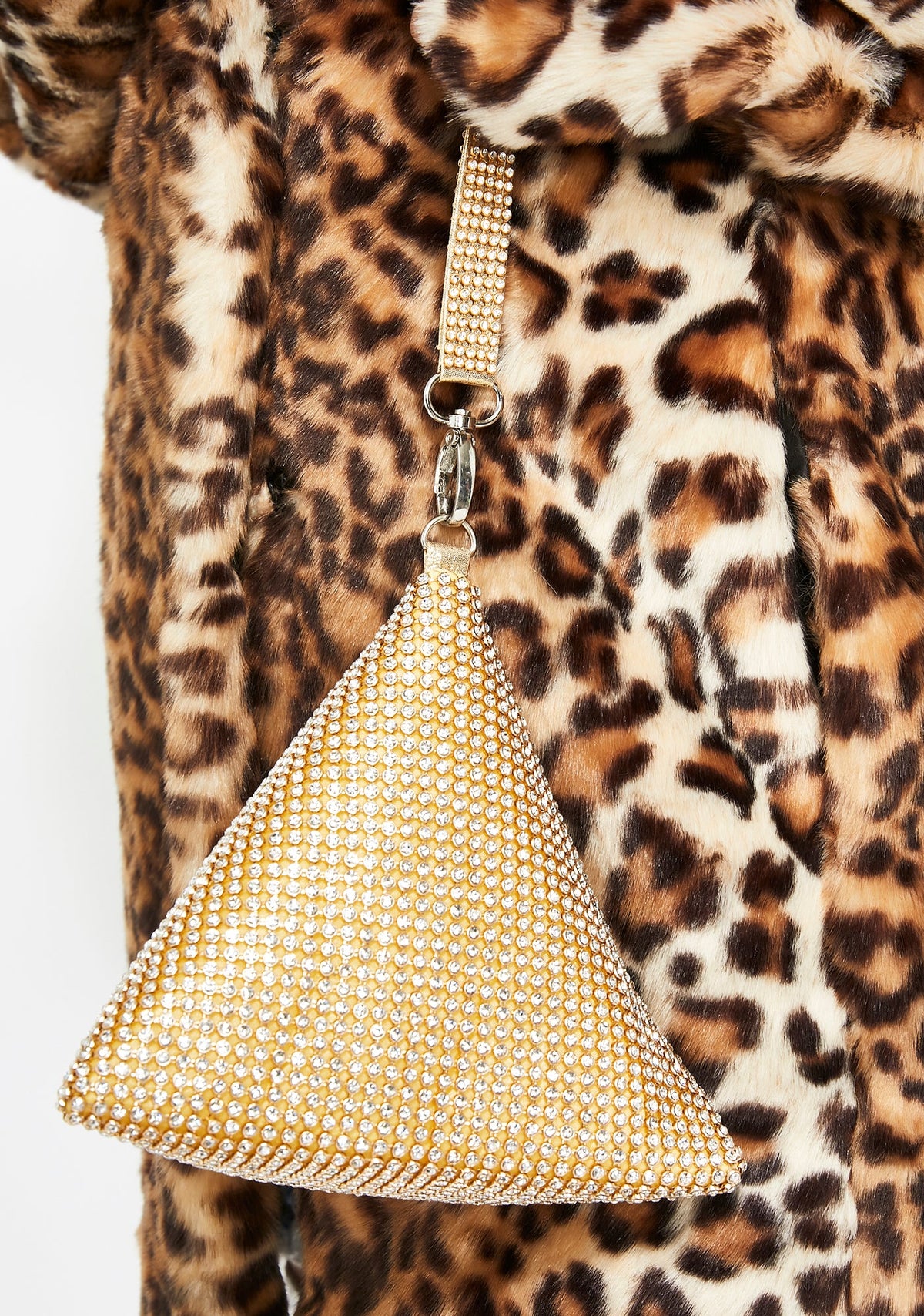 Crystal Kingdom Pyramid Clutch