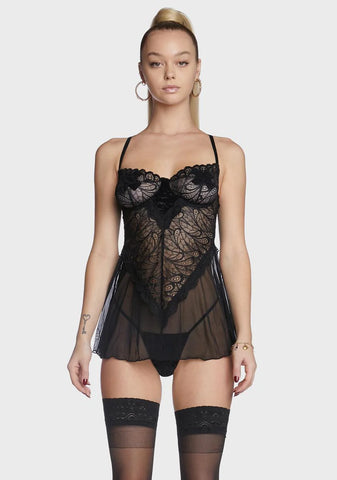 Be My Babydoll Lace Nightie