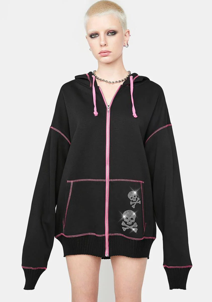 Talk Is Cheap Oversized Hoodie