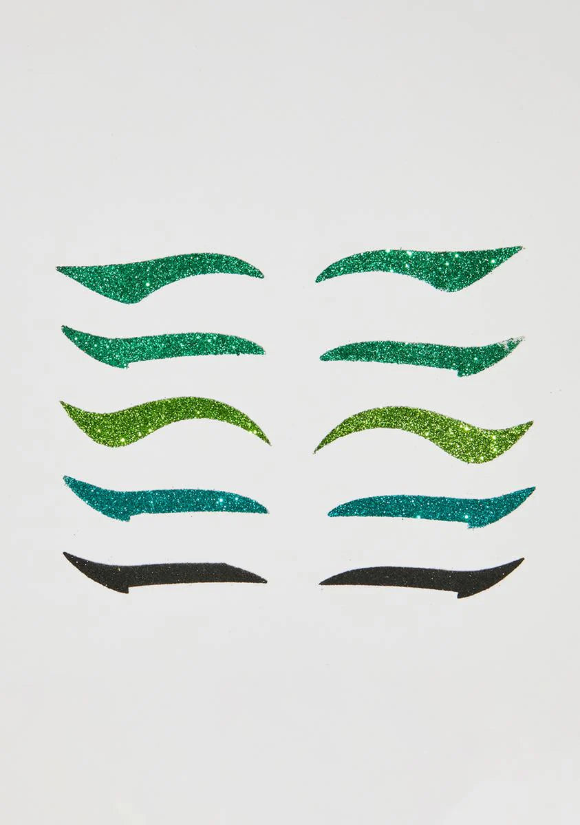 Green Attention Grabber Eyeliner Stickers