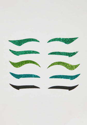 Green Attention Grabber Eyeliner Stickers