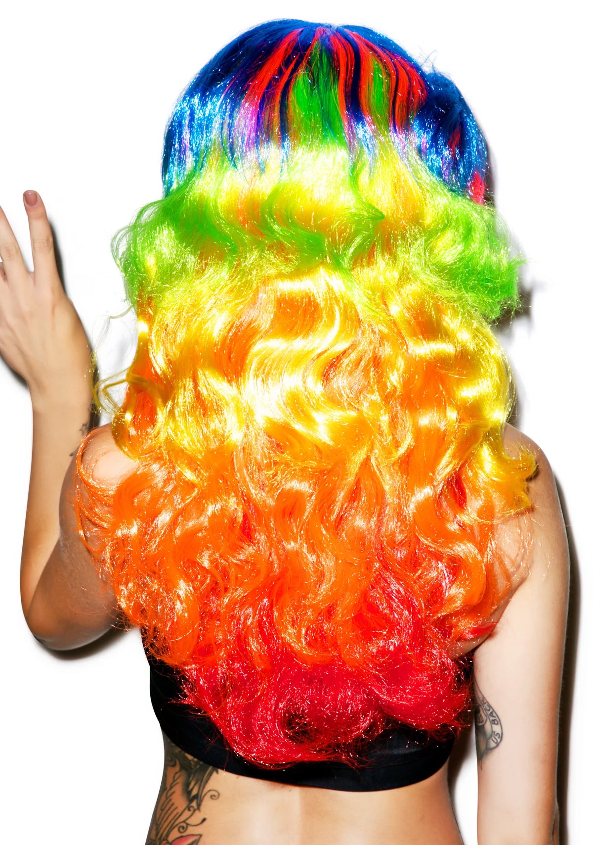Rainbow Babe Wig