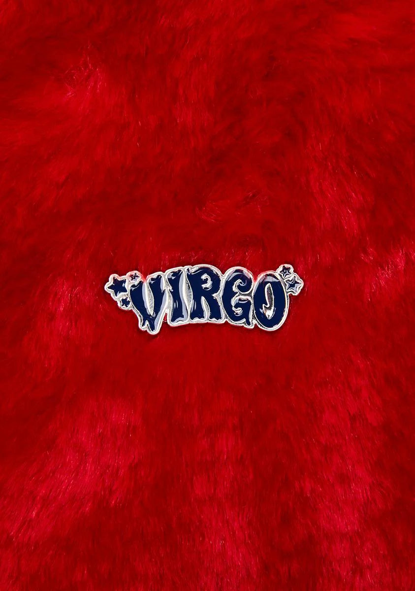Virgo Enamel Pin