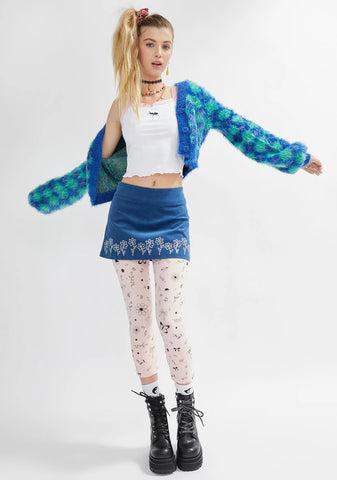 Sparkles Needed Corduroy Mini Skirt