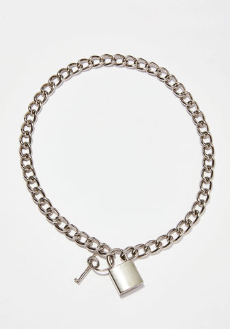 Locked Away Chain Necklace