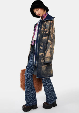 Pisa My Heart Denim Parka