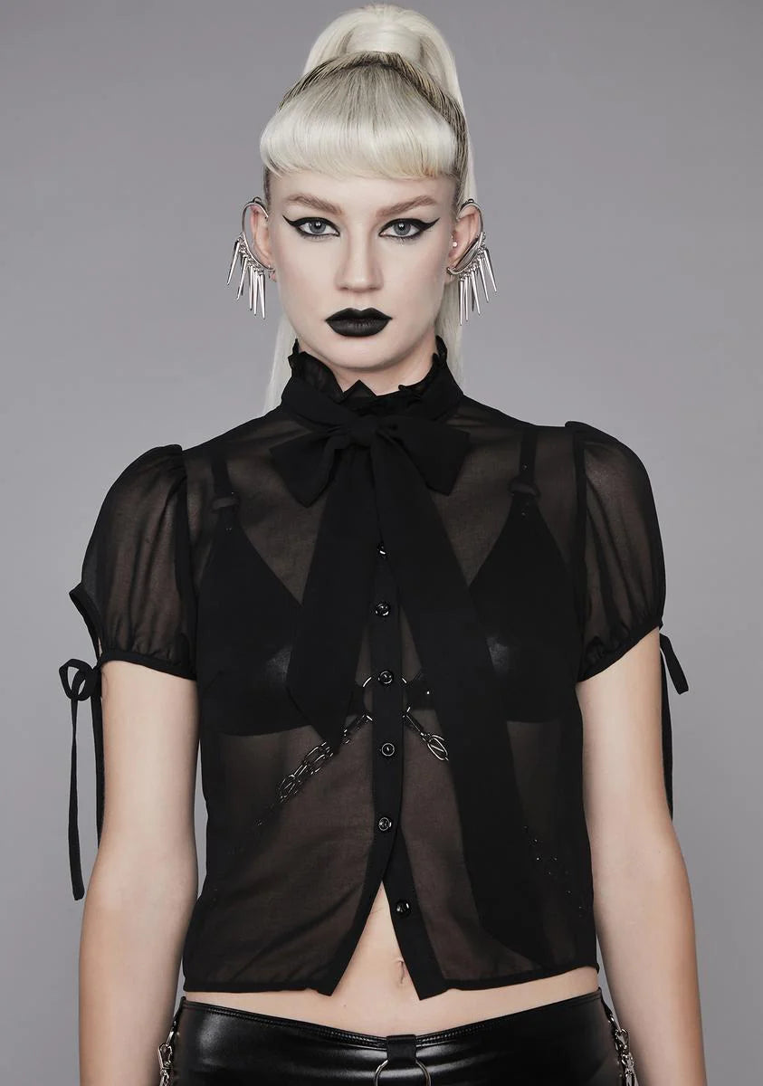 Worst Enemy Chiffon Blouse