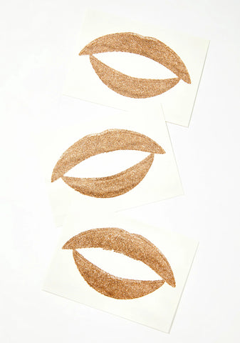 Cinnamon Glitterati Lip Applique