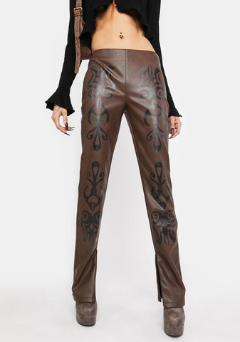 Into The Woods Vegan Leather Pants