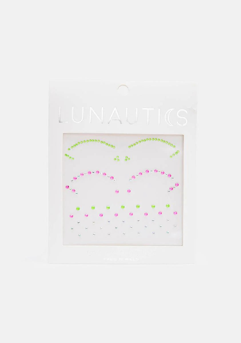 Neon Cut Crease Face Jewels