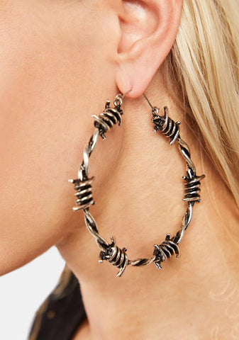 Stuck On You Hoop Earrings