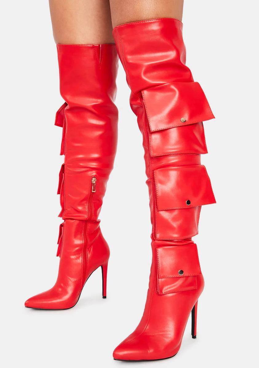 Rocket Thigh High Boots