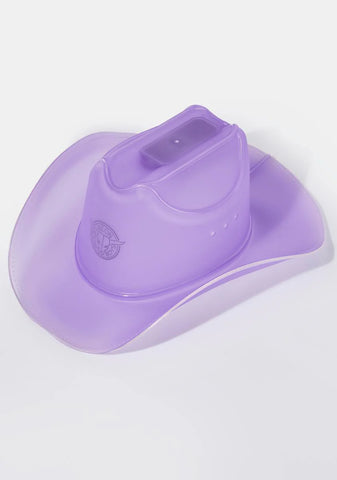 Purple Light Up Cowboy Hat