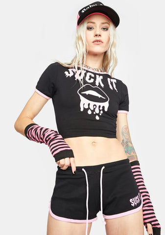 Suck It Dolphin Booty Shorts