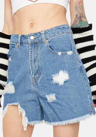 Sky Miss Renegade Denim Shorts