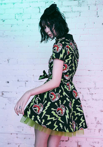 Electric Love Fit N' Flare Dress