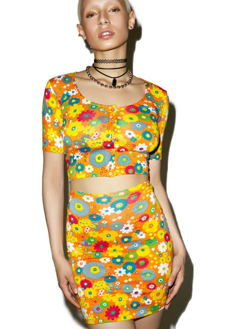 Playtime Floral Kimmy Skirt