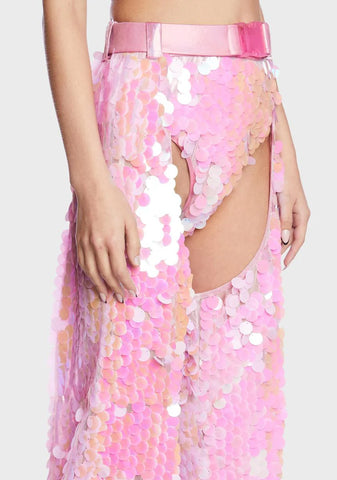 Ride The Dreamwave Sequin Chaps