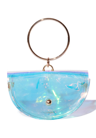 Half Mewn Iridescent Crossbody Bag