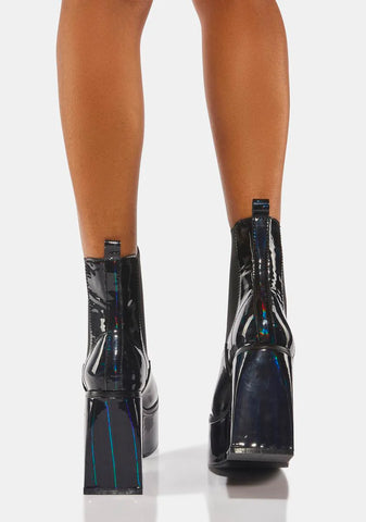 At Your Own Risk Platform Boots