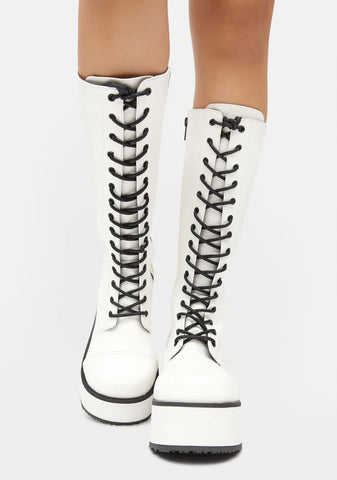 White Trashville 502 Platform Boots
