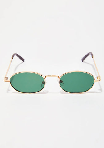 High Boy Bye Oval Sunglasses