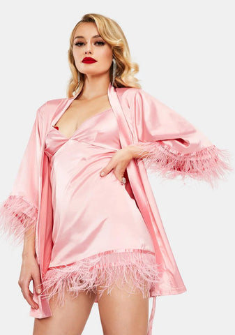 Sweet Naughty Nightmare Satin Chemise