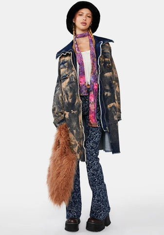 Pisa My Heart Denim Parka