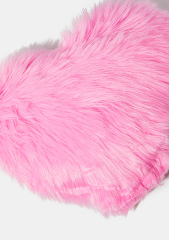 Sweet Lovey Dovey Heart Pillow