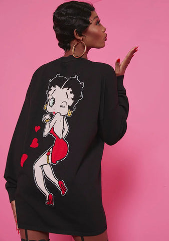 Winks Aplenty Intarsia Sweater