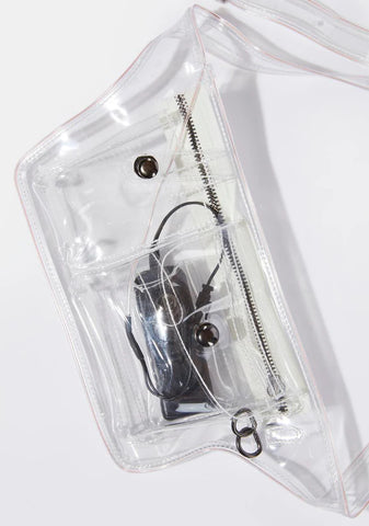 Clear Light Up Fanny Pack